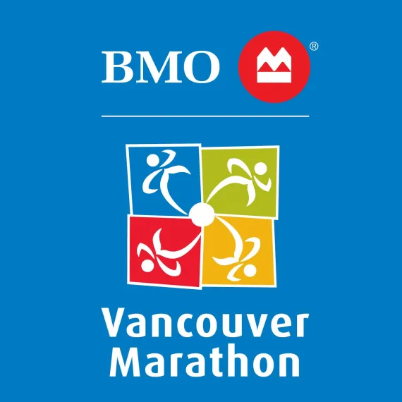 The BMO Vancouver Marathon event logo